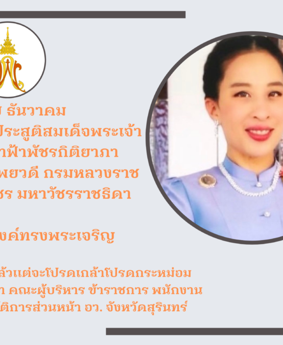 ๗ ธันวาคม วันคล้ายวันประสูติ สมเด็จ​พระเจ้า​ลูกเธอ​ เจ้าฟ้า​พัชร​กิติยาภา นเ​ร​นท​ิ​ราเทพยวดี​ กรมหลวง​ราช​ส​า​ริณี​สิริ​พัชร​ ม​หาว​ั​ชร​ราชธิดา​​